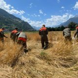 La protection civile a fini son travail de nettoyage après l'incendie de Vétroz